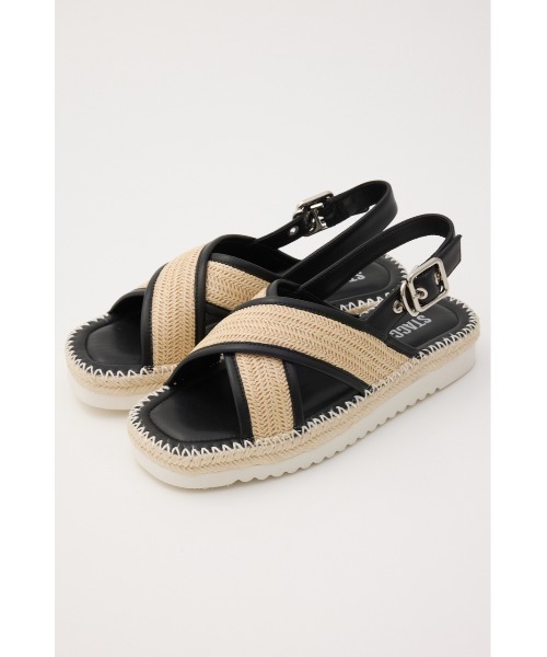 【STACCATO】大人気のレディースサマーサンダル 2color ザクグルカライトサンダル（350HS137－7040