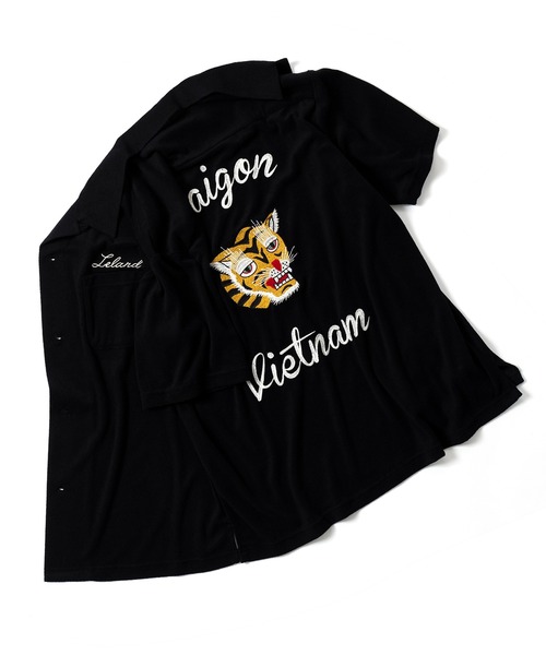 HOUSTON シャツ 「HOUSTON」PILE BOWLING SHIRT パイル