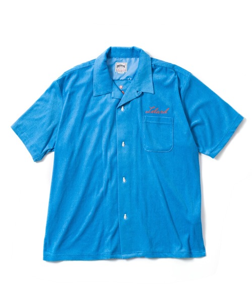 HOUSTON シャツ 「HOUSTON」PILE BOWLING SHIRT パイル