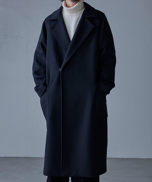 Lui's（ルイス） チェスターコート M ダークブラウン メンズ