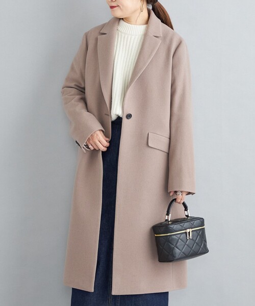 SHIPS（シップス） チェスターコート 36 ブラウン レディース