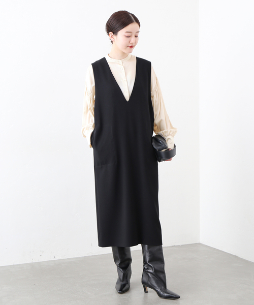 「IENA LA BOUCLE」 長袖ブラウス FREE ネイビー レディース IENA 「IENA」 長袖ブラウス FREE ネイビー レディース