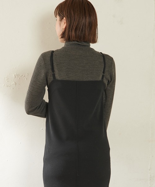 「SHENERY」 タートルネックニット FREE ライトグレー レディース_画像8