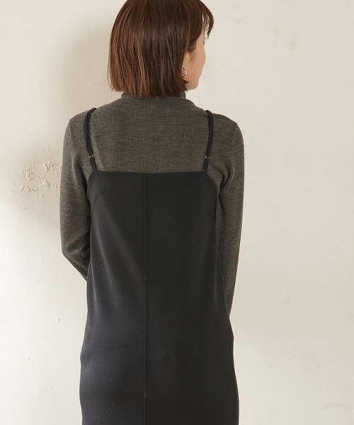 「SHENERY」 タートルネックニット FREE ライトグレー レディース_画像9