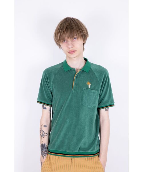 ヒステリックグラマー　ポロシャツ 半袖 HYSTERIC GLAMOUR 「HYSTERIC GLAMOUR」 半袖ポロシャツ X-LARGE