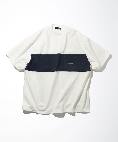 「NAUTICA」 半袖Tシャツ MEDIUM グリーン メンズ