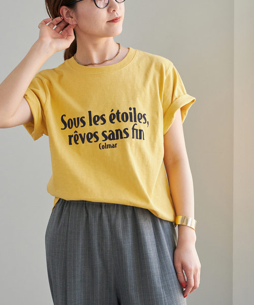 Spick&Span2025SS【新品未使用品】フロッキーロゴスラブTシャツ Spick＆Span tシャツ 「追加2」フロッキーロゴスラブTシャツ