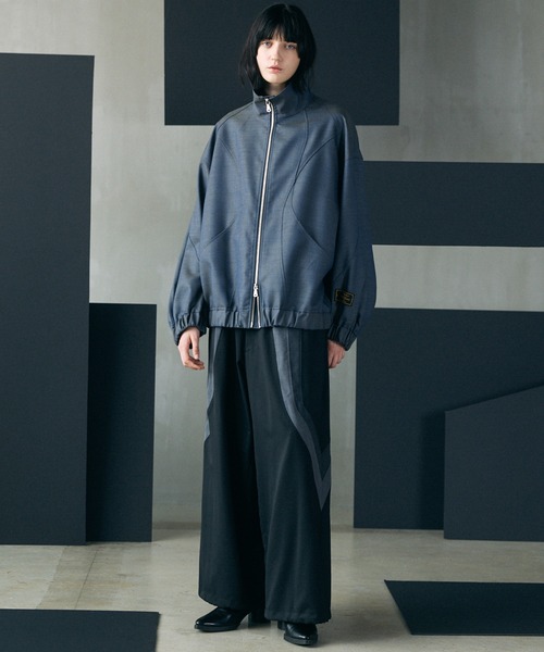 MAISON SPECIAL トラックパンツ サイズ1 MAISON SPECIAL（メゾンスペシャル） ワイドパンツ パンツ 「UNISEX