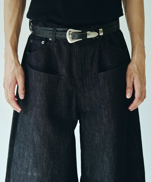 camphor woodダブルポケットリジッドバギーデニムパンツ Camphor wood ジーンズ DOUBLE POCKET RIGID SLUB BAGGY DENIM