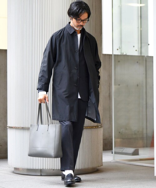 SHIPS any｜新品タグ付き ウールオーバーサイズコート ブラック F