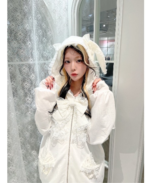 Ank Rouge（アンクルージュ） tシャツ うさちゃんパーカー レディース