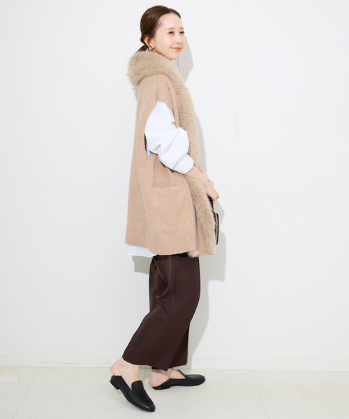 IENA SLOBE＊JQベスト SLOBE IENA｜《追加予約》ダブルフェイスニットベスト | Rakuten