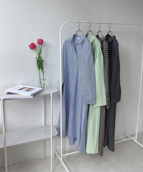 AS KNOW AS（アズノゥアズ） 「AS KNOW AS plus」 シャツワンピース