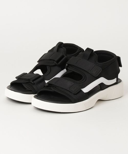 VANS（ヴァンズ） サンダル 8 ブラック メンズ : ZOZOTOWN Yahoo!店