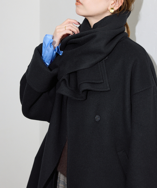 cocoさん専用　SLOBE IENA ノーカラーダブル前コート 中古・古着通販】SLOBE IENA (スローブ イエナ) スイビダブル