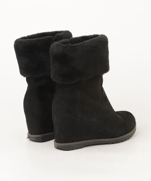 「NANO universe」 ショートブーツ 37 ブラック レディース_画像2