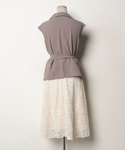 「Debut de Fiore」 セットアップ 36 グレー レディース_画像2