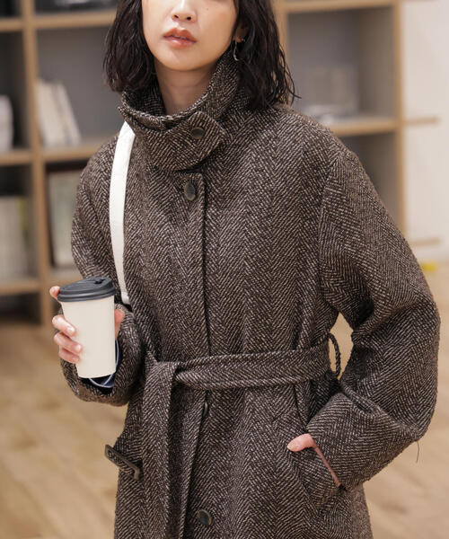 FREE'S MART（フリーズマート） ステンカラーコート コート スタンド