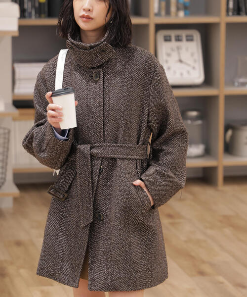 FREE'S MART（フリーズマート） ステンカラーコート コート スタンド