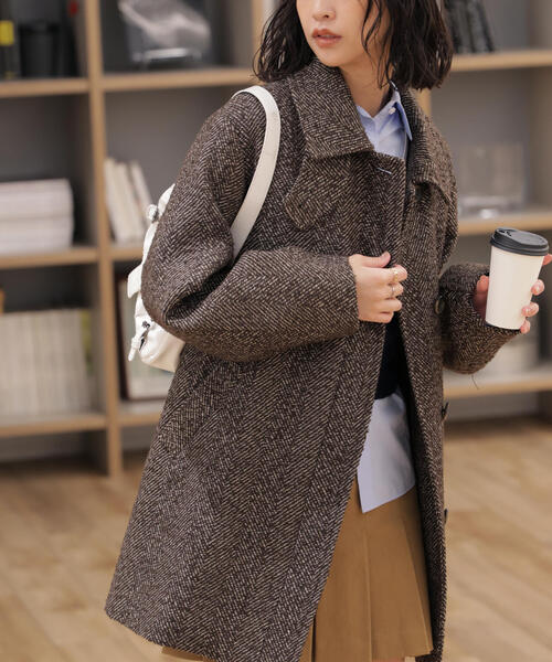 FREE'S MART（フリーズマート） ステンカラーコート コート スタンド