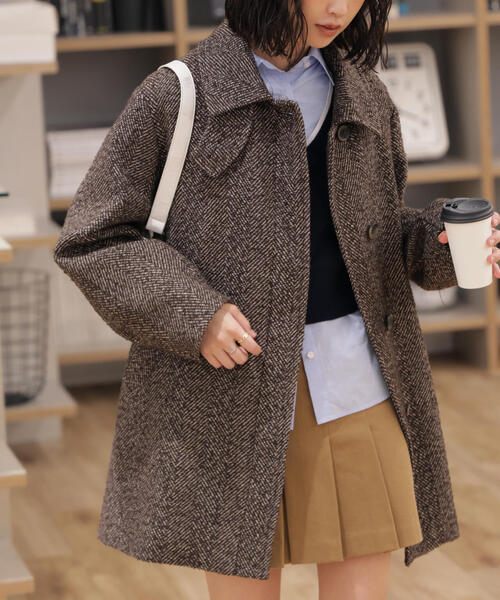 FREE'S MART（フリーズマート） ステンカラーコート コート スタンド