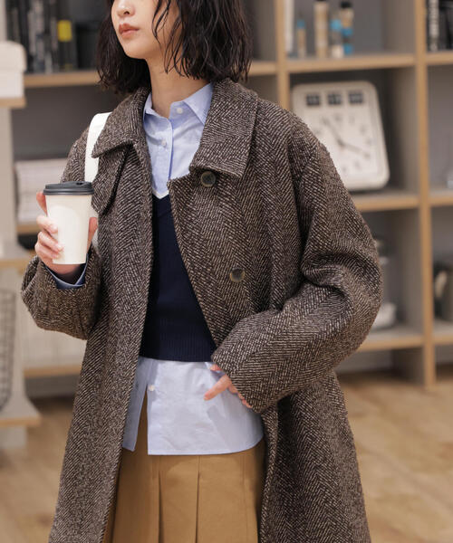 FREE'S MART（フリーズマート） ステンカラーコート コート スタンド