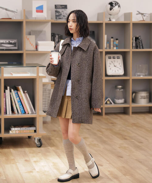 FREE'S MART（フリーズマート） ステンカラーコート コート スタンド