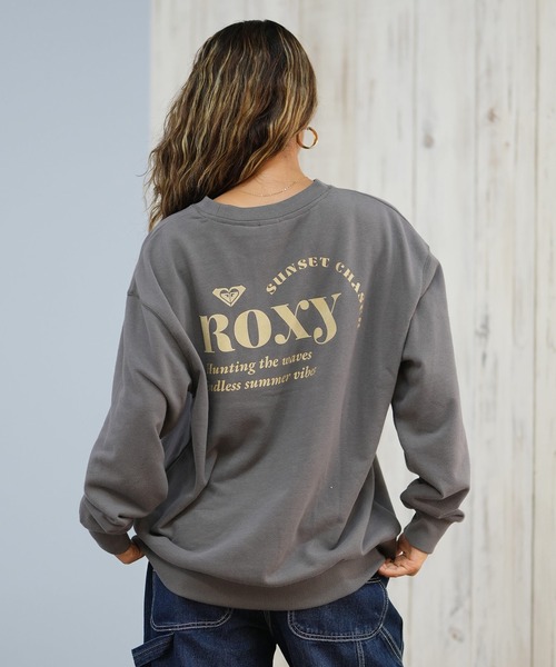トレーナー スウェット ROXY/ロキシー トレーナー スウェット クルーネック ロゴ バックプリント SUNSET CHASER PULL OVER | ROXY | 17