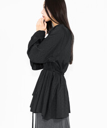 Bshop ブラウス シャツ eunoia | ラウンドカラー ブラウス WOMEN