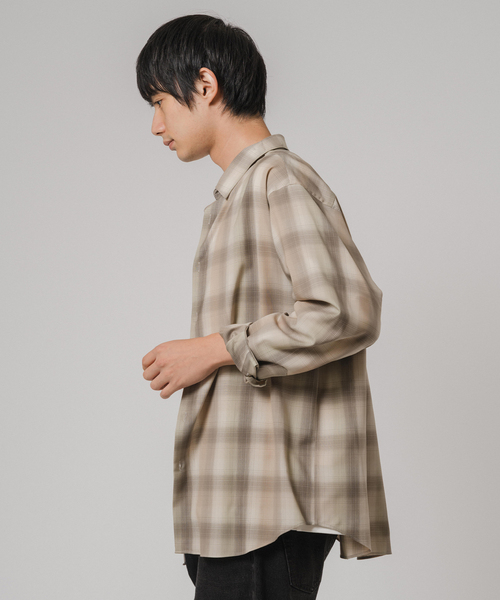 【美品】オーラリー☆チェック柄ウールジップパーカー 20AW ベージュ サイズ4 美品】オーラリー☆チェック柄ウールジップパーカー 20AW ベージュ