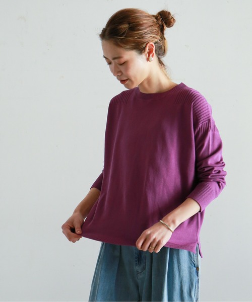 【新品未使用】nombre impair ニット ノンブルアンペール（NOMBRE IMPAIR）フラワージャガードハイネック