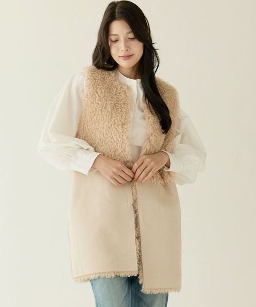 【新品未使用】SORIN ソリン　アウター　ベスト　ファーベスト SORIN（ソリン ）の「Fluffy 2Way Knit Vest（ベスト）」 - WEAR