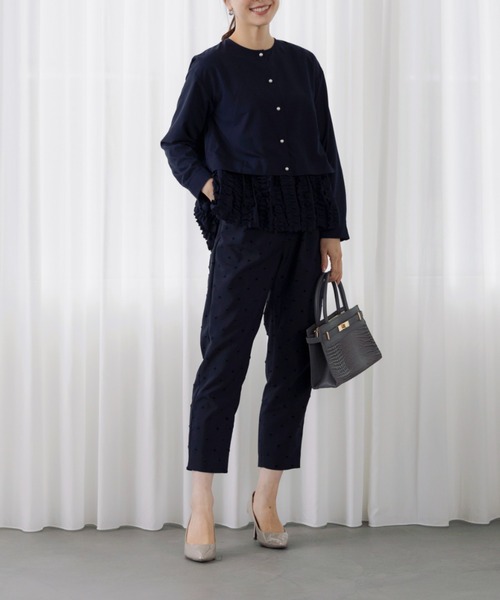 Sono（ソーノ） ブラウス シャツ 「SONO/ソーノ」フラフリルスイング