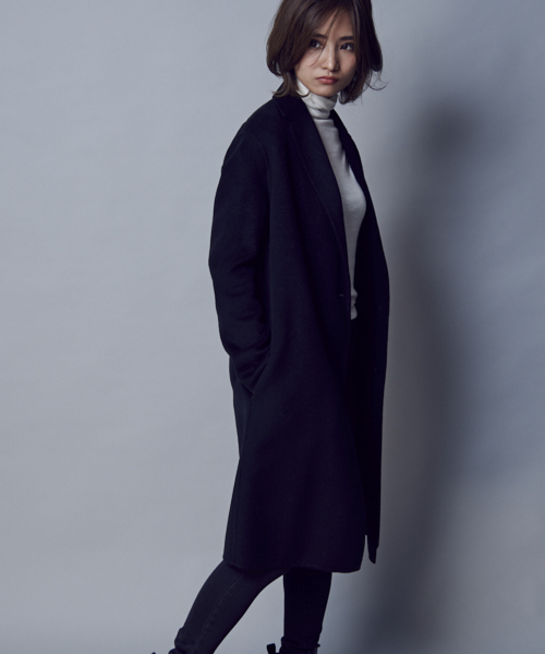 ALLSAINTS（オールセインツ） チェスターコート X-SMALL ブラック