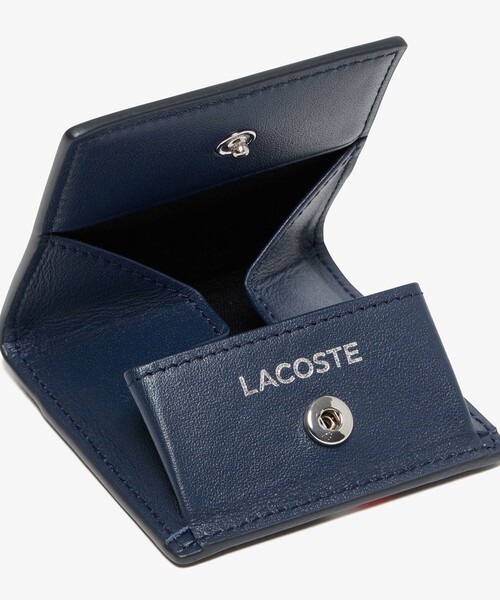 LACOSTE（ラコステ） 小銭入れ コインケース トリコロールプリント
