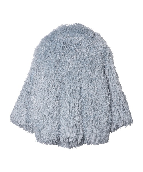 Amy Coat ファーコート グレー エコファー パメオポーズ PAMEO POSE（パメオ ポーズ） ファーコート FREE ピンク レディース