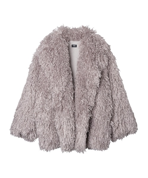 新品同様使用感無し✩ミンク✩ピンク✩ファーコート✩七分袖✩柔らか✩軽い PAMEO POSE（パメオ ポーズ） ファーコート FREE ピンク レディース