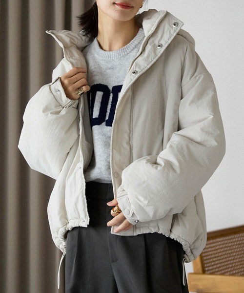 ポケット ブルゾン アウター モンスターパーカーショートブルゾン