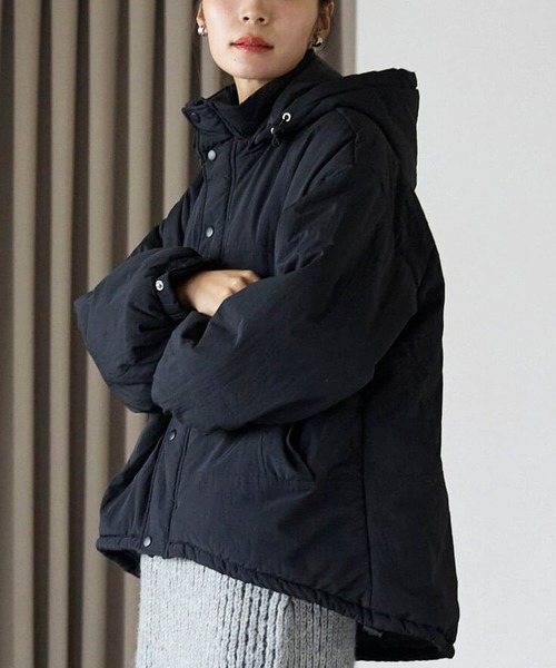 ポケット ブルゾン アウター モンスターパーカーショートブルゾン