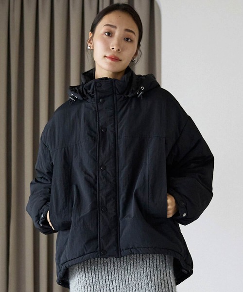 ポケット ブルゾン アウター モンスターパーカーショートブルゾン