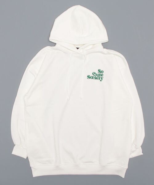 「Heather」 プルオーバーパーカー FREE オフホワイト レディース_画像2