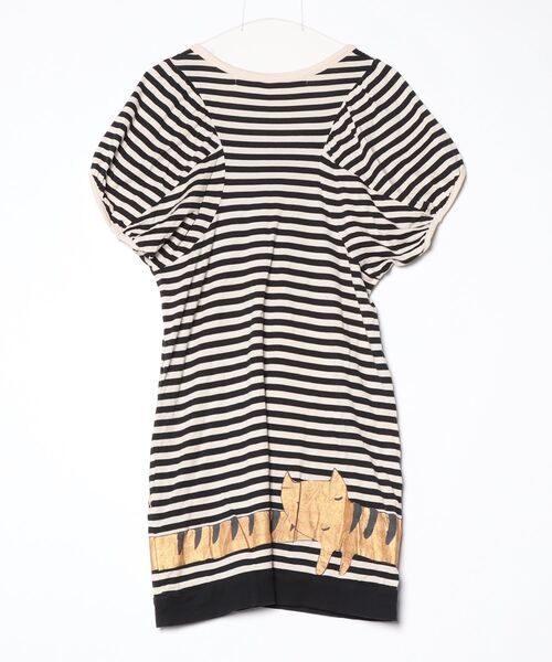 TSUMORI CHISATO 「TSUMORI CHISATO」 ボーダー柄半袖ワンピース 2