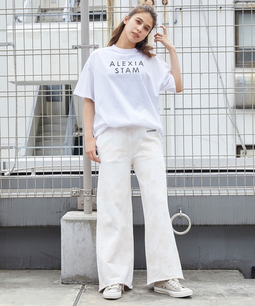 「ALEXIA STAM」 半袖Tシャツ FREE ホワイト レディース_画像8