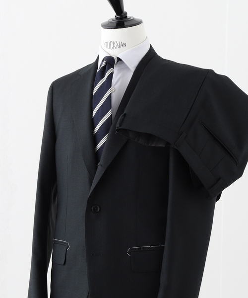 セレモニースーツ セットアップ D.OLIVER 3ボタン ピンヘッド (DORMEUIL) メンズ レディースの画像
