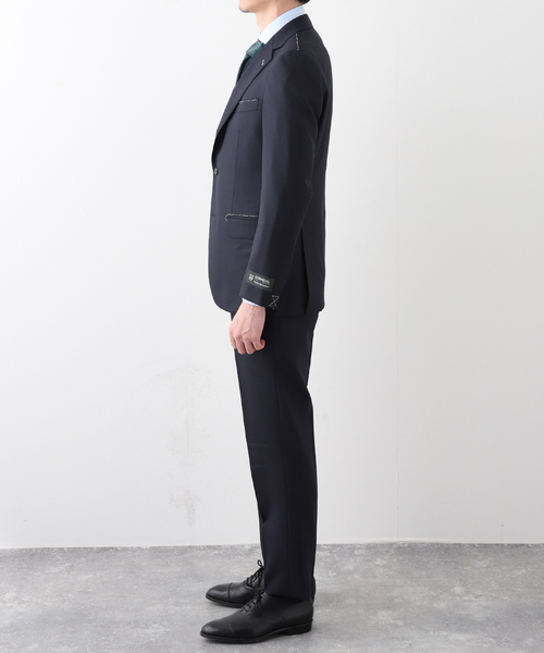 セレモニースーツ セットアップ D.OLIVER 3ボタン ピンヘッド (DORMEUIL) メンズ レディースの画像