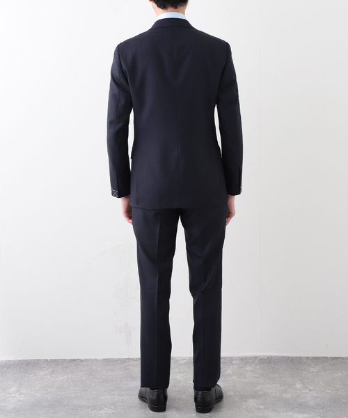 セレモニースーツ セットアップ D.OLIVER 3ボタン ピンヘッド (DORMEUIL) メンズ レディースの画像