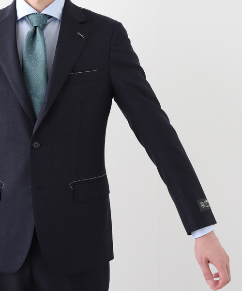 セレモニースーツ セットアップ D.OLIVER 3ボタン ピンヘッド (DORMEUIL) メンズ レディースの画像