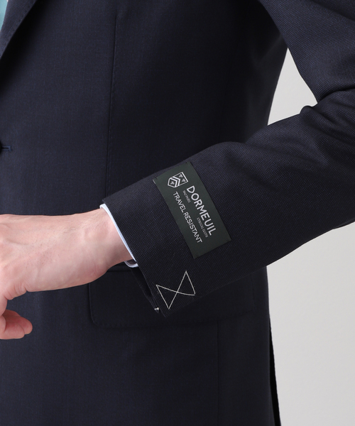 セレモニースーツ セットアップ D.OLIVER 3ボタン ピンヘッド (DORMEUIL) メンズ レディースの画像