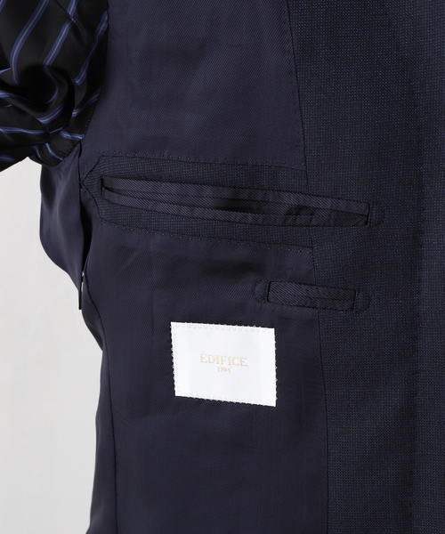 セレモニースーツ セットアップ D.OLIVER 3ボタン ピンヘッド (DORMEUIL) メンズ レディースの画像