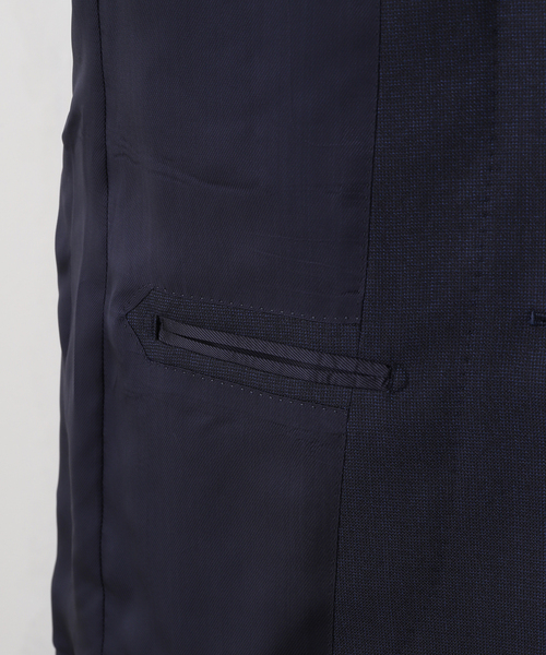 セレモニースーツ セットアップ D.OLIVER 3ボタン ピンヘッド (DORMEUIL) メンズ レディースの画像